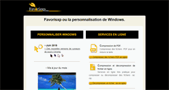 Desktop Screenshot of favorisxp.com
