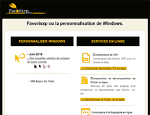 Tablet Screenshot of favorisxp.com